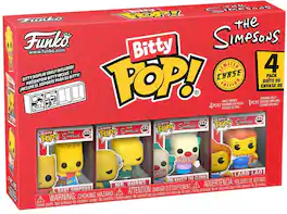Funko - Bitty POP!: The Simpsons - Bart 4-Pack - Collectibles - Multicolor