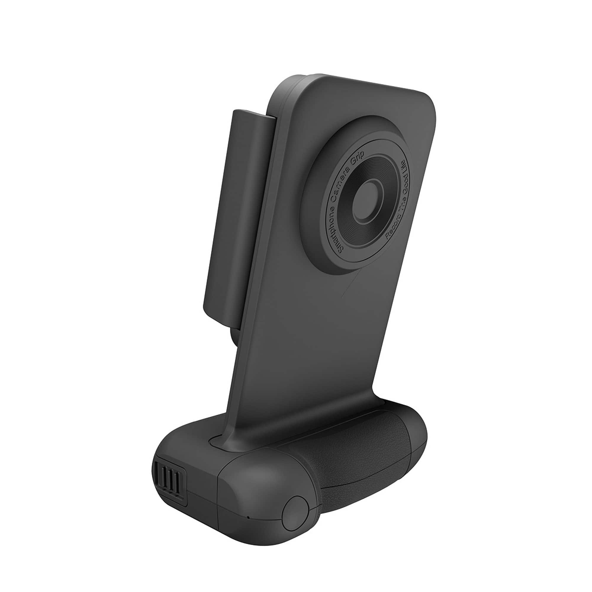 YONWAY - Wireless Charging Phone Stand, Bluetooth Remote Control Shooting Holder, Magnetic Camera Handle for iPhone and Android