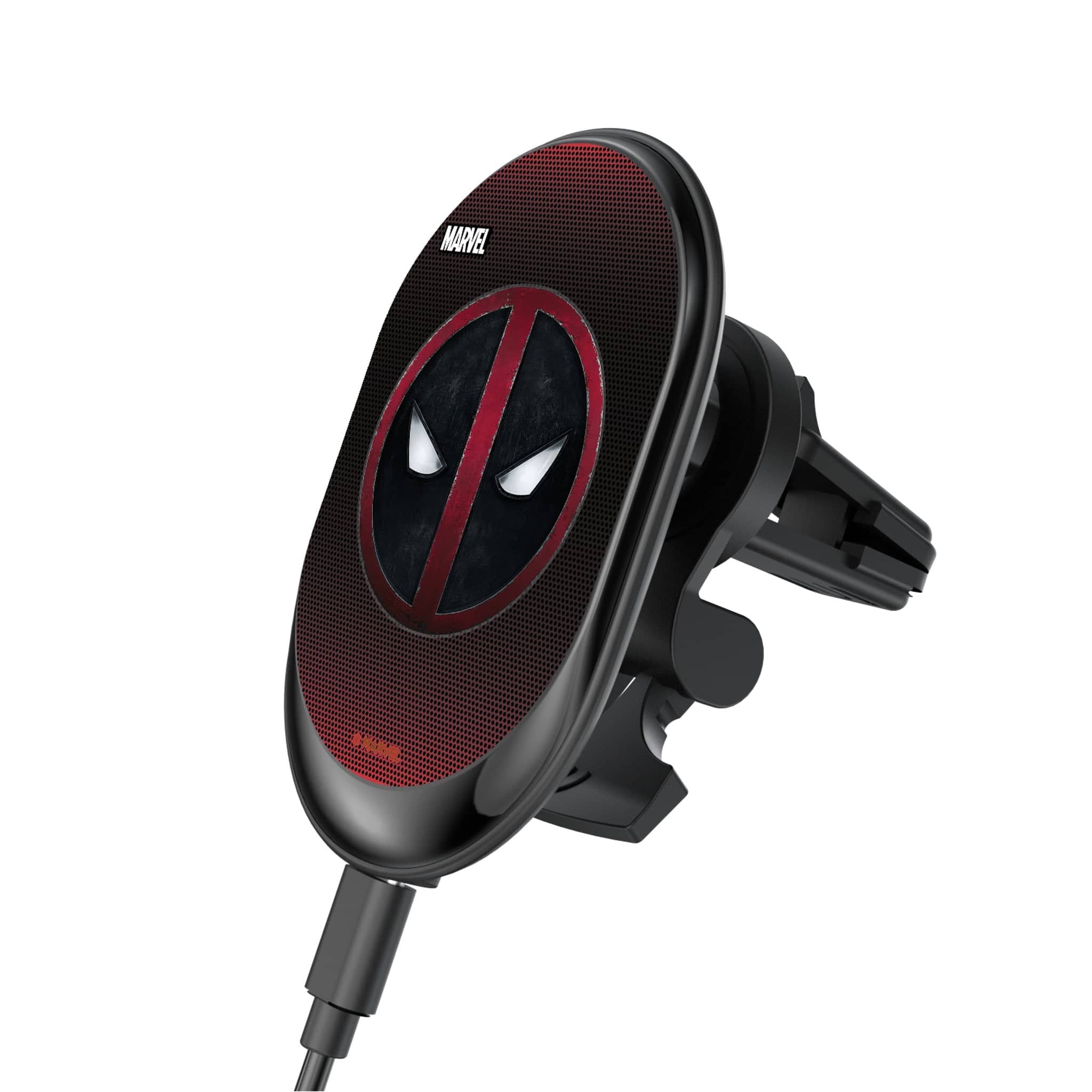 Keyscaper - Marvel Grid Wireless Mag Car Charger - Deadpool
