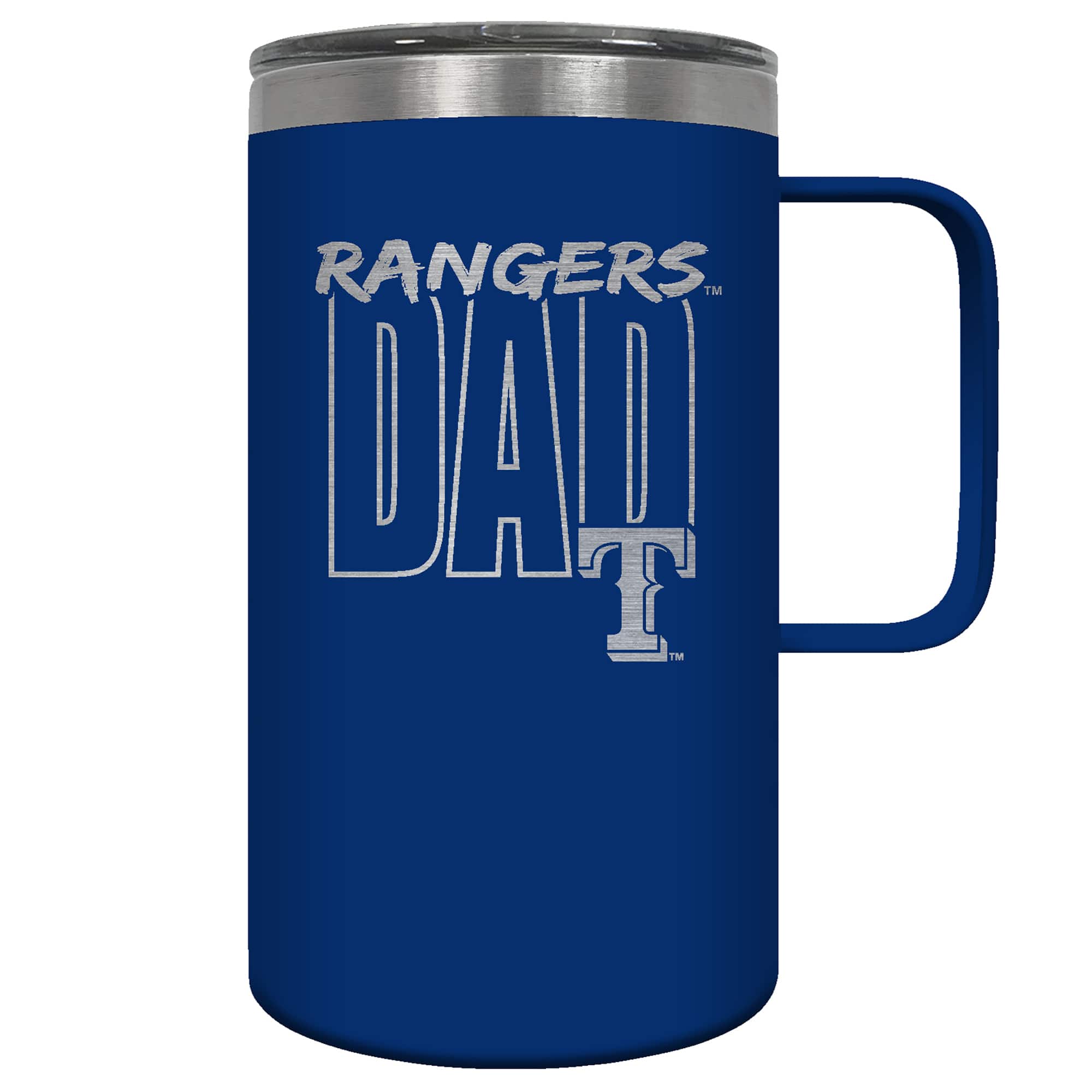 Great American Products - Texas Rangers Dad 18oz. Hustle Travel Mug - Multicolor price history on PriceWatchPro