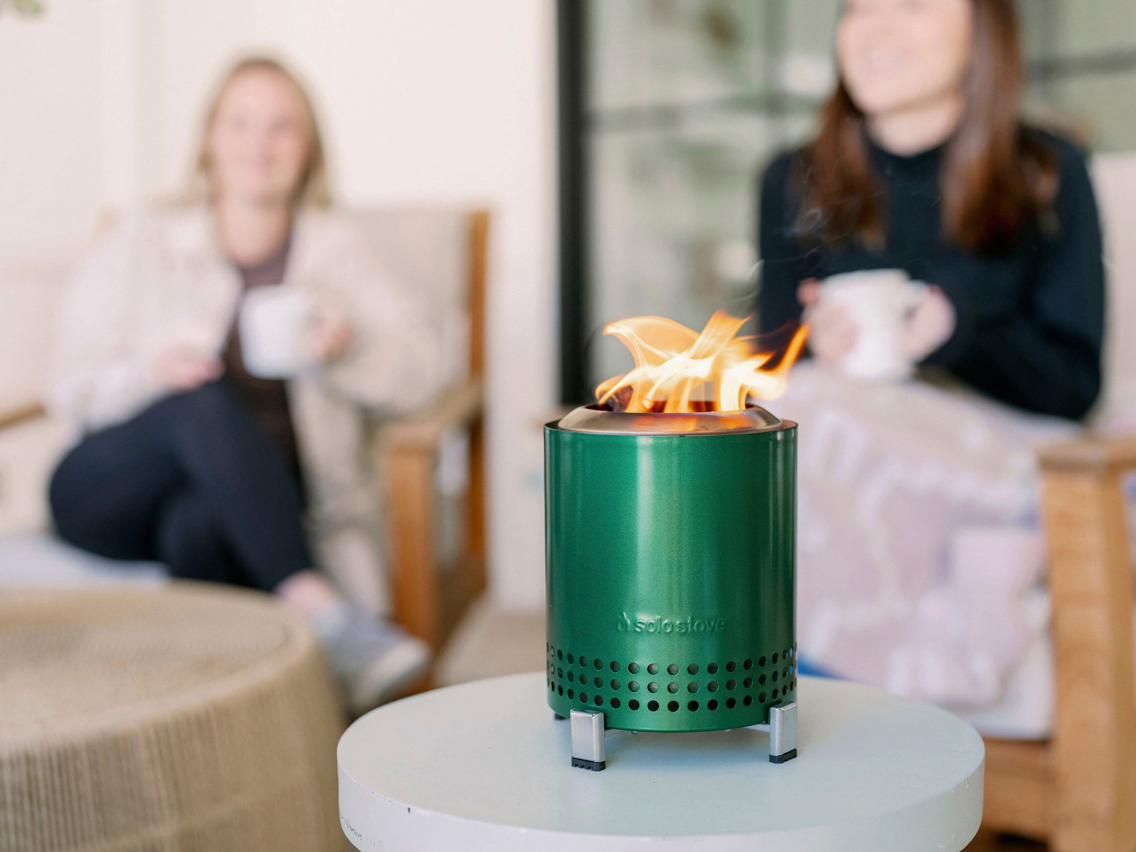 Alt View 13. Solo Stove - Mesa XL Firepit - Cascade Metallic.