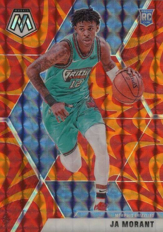 Mosaic M Rookie RC Card  
FedEx  
Grizzlies 12  
Memphis Grizzlies  
Ja Morant