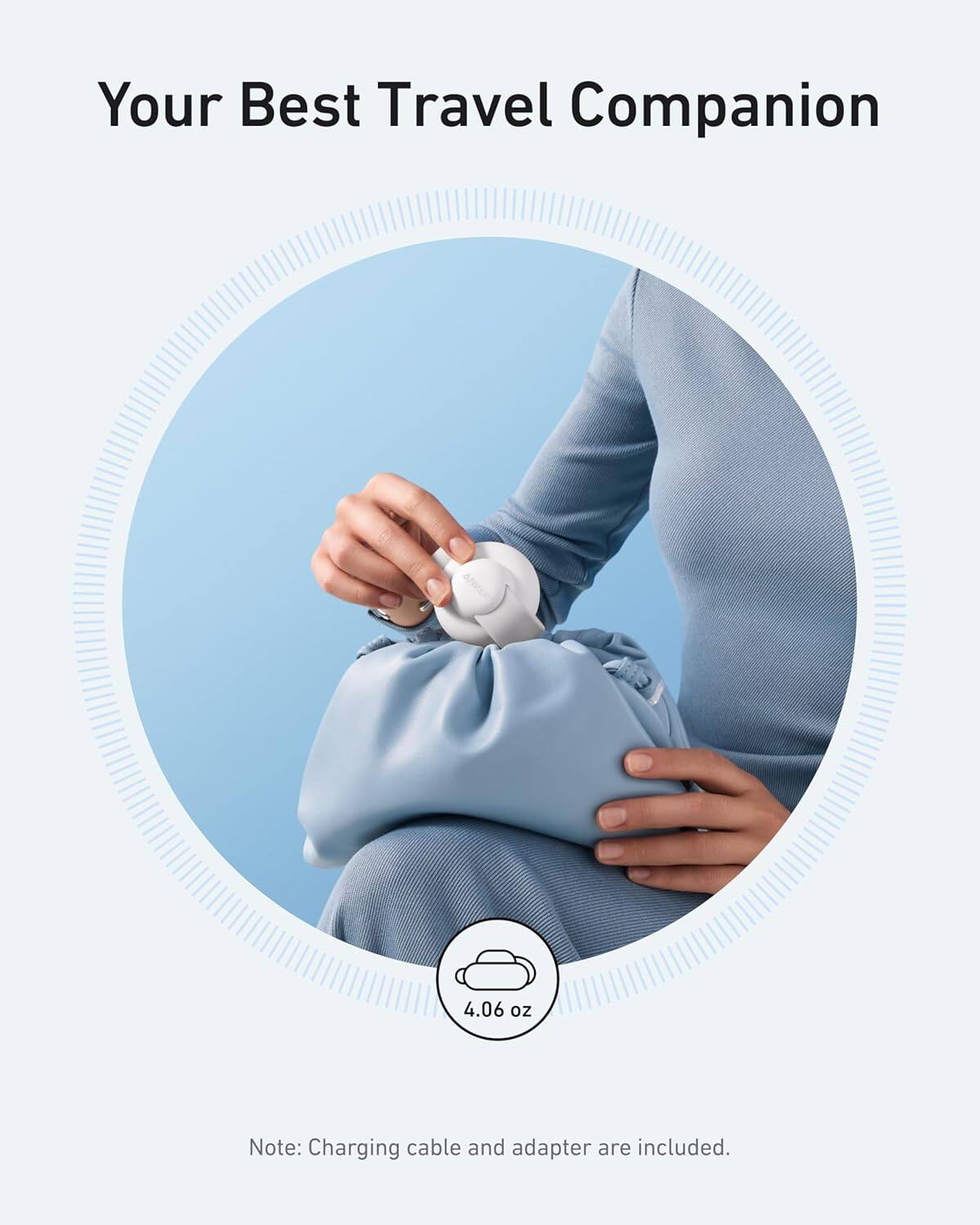 Your Best Travel Companion

Note: Charging cable and adapter are included.

4.06 oz