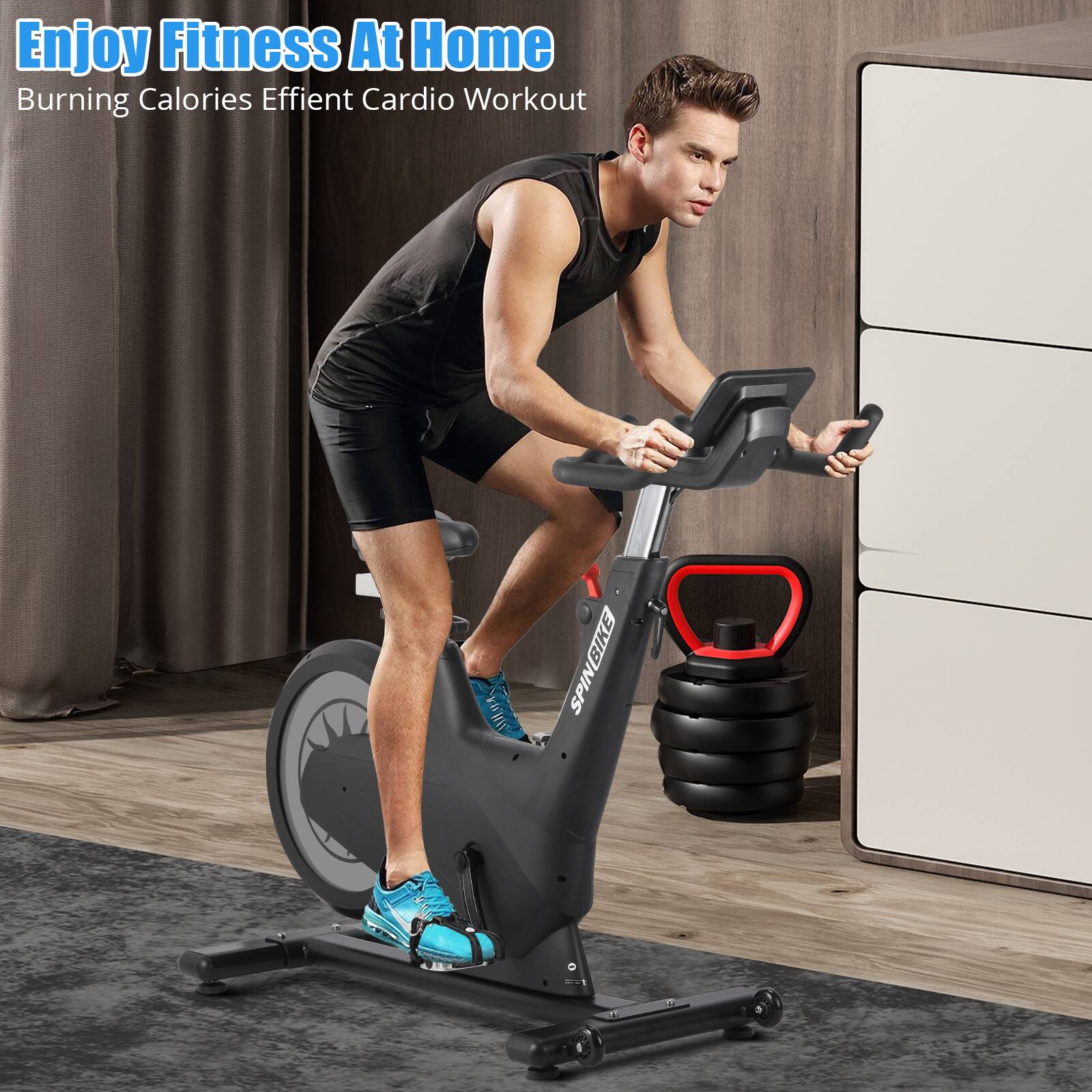 Enjoy Fitness At Home  
Burning Calories Efficient Cardio Workout
