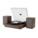 Alt View 2. Victrola - Victrola Harmony Bluetooth Turntable System with Speakers - Walnut.