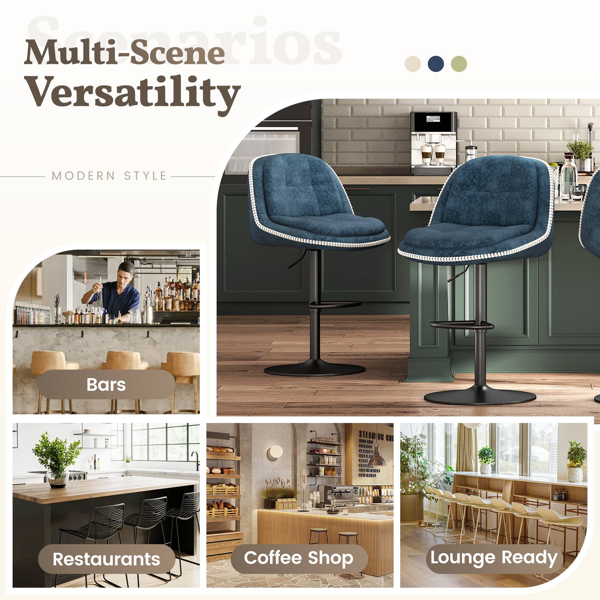 Multi-Scene Versatility  
Modern Style  

Bars  
Restaurants  
Coffee Shop  
Lounge Ready