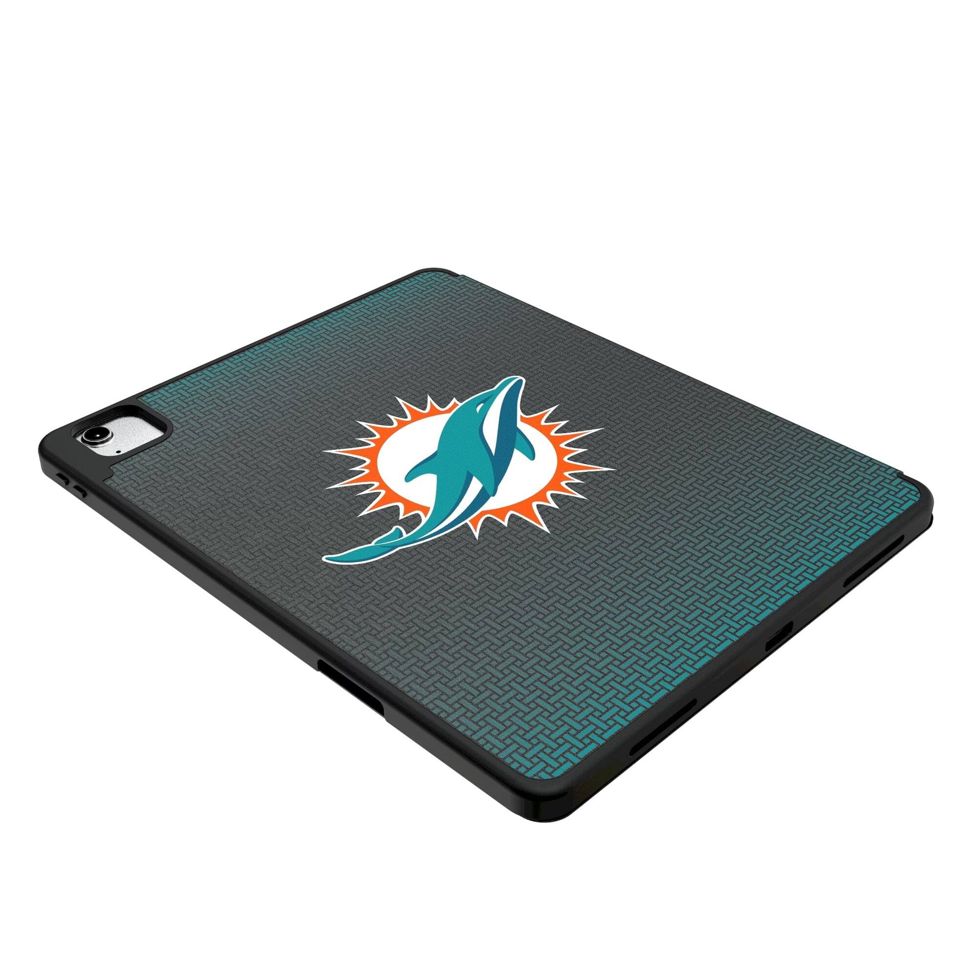 Alt View 2. Keyscaper - Miami Dolphins iPad Case - 13in Air M2 - Black.