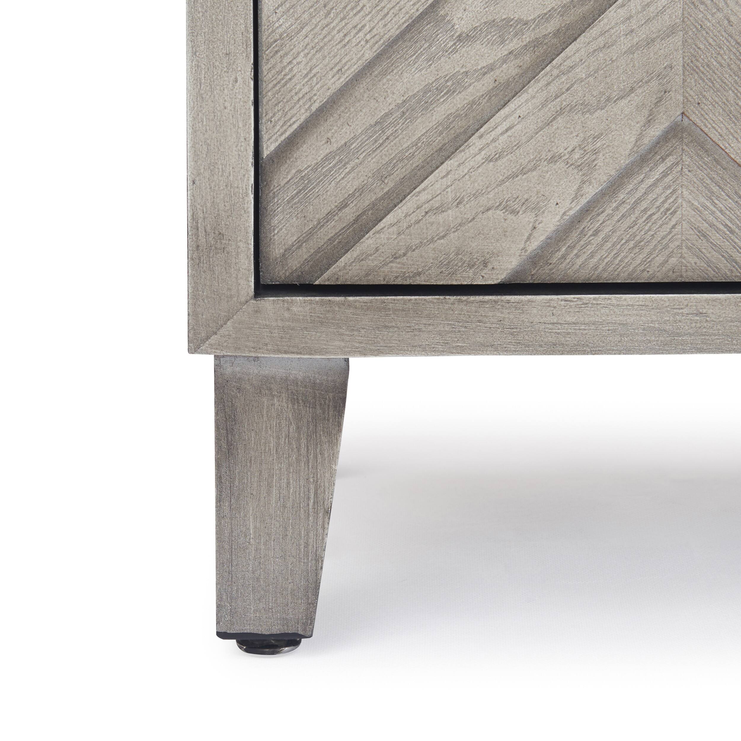 Alt View 20. Finch - Friedman Bar 2-Door Cabinet with Wine Storage - Gray.