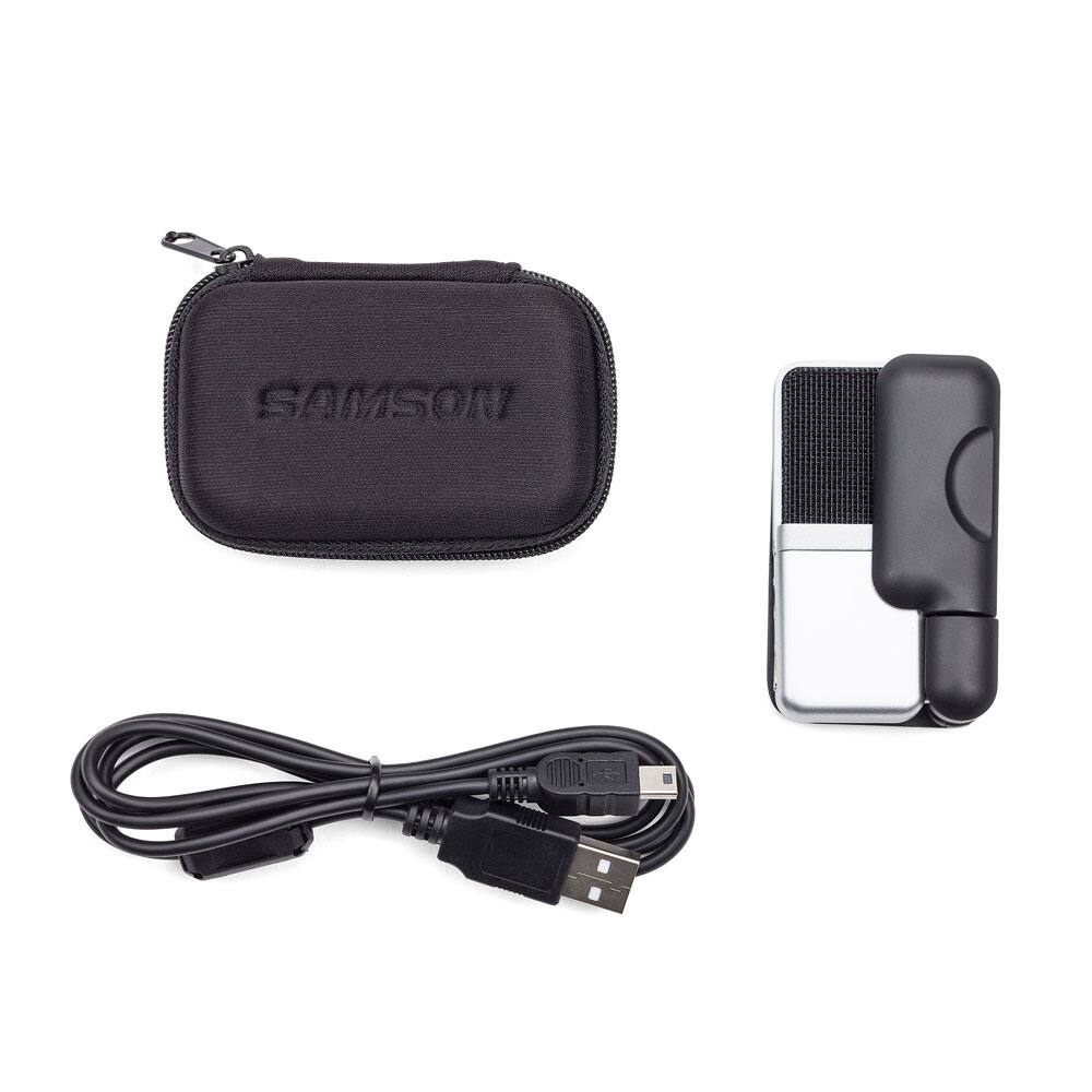 Alt View 1. Samson - Samson Go Mic Portable Clip-on USB Condenser Microphone (Titanium) + Accessories.