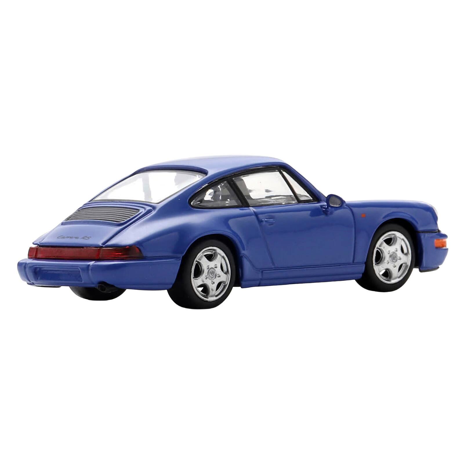 Alt View 3. Spark - 1992 Porsche 911 Carrera RS 3.6 Blue 1/64 Model Car by Spark.