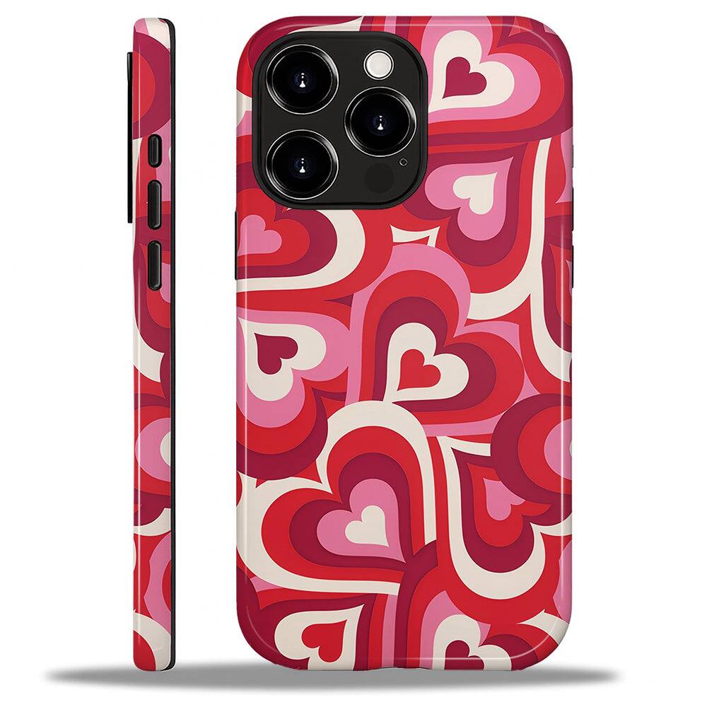 Retro Hearts for iPhone 16 Pro Max