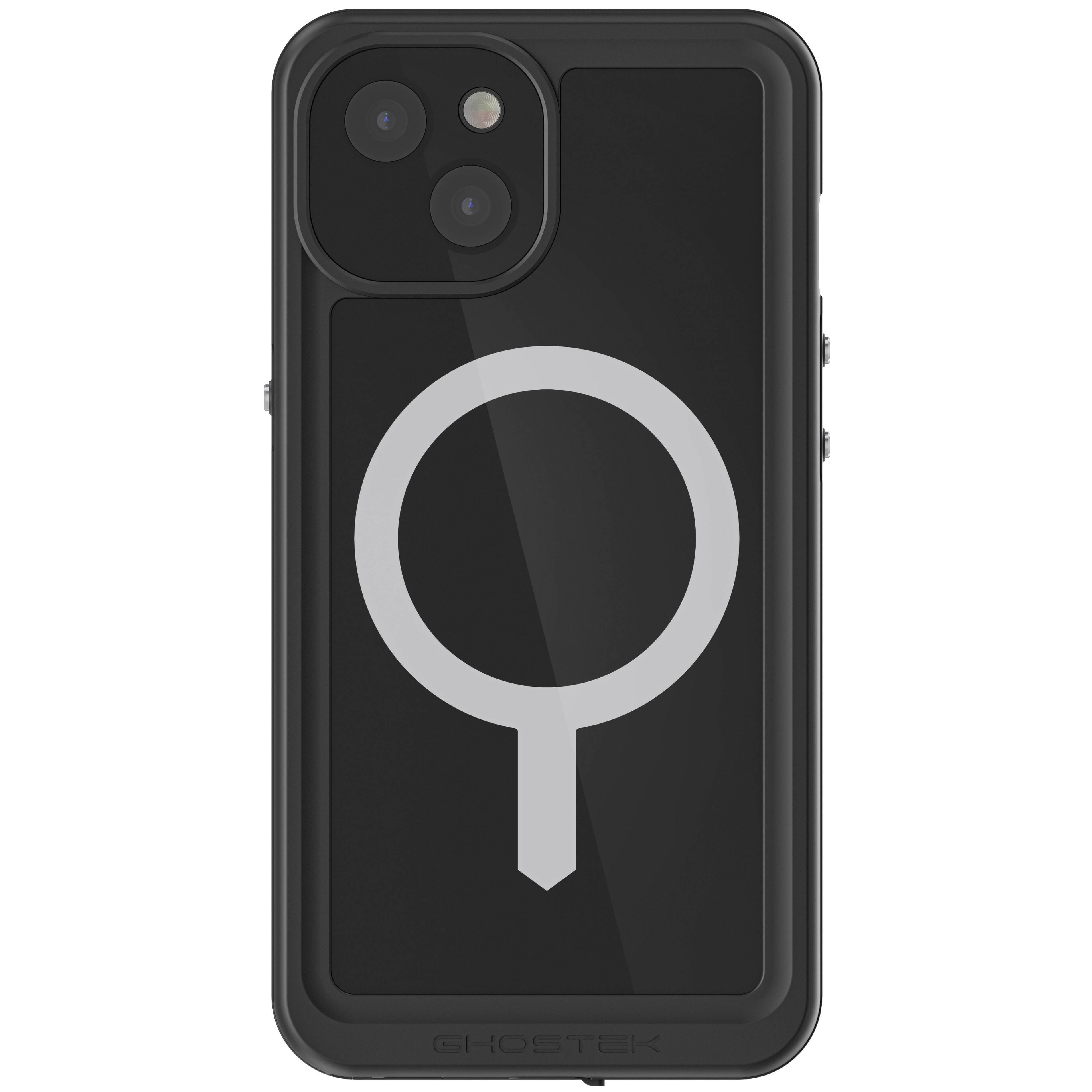 Front. Ghostek - NAUTICAL SLIM case for iPhone 13 - Black.