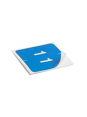 Alt View 3. Smead - DCC Labels File Folder Label, 1, Light 250 Labels/Pack - Blue.