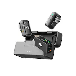 DJI - Mic 2 2.4GHz 2-Person Compact Digital Wireless Microphone System/Recorder with Charging Case