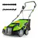 Front. Costway - Costway 16-Inch Electric Dethatcher & Scarifier 15A 2-In-1 Lawn Dethatcher - Green.