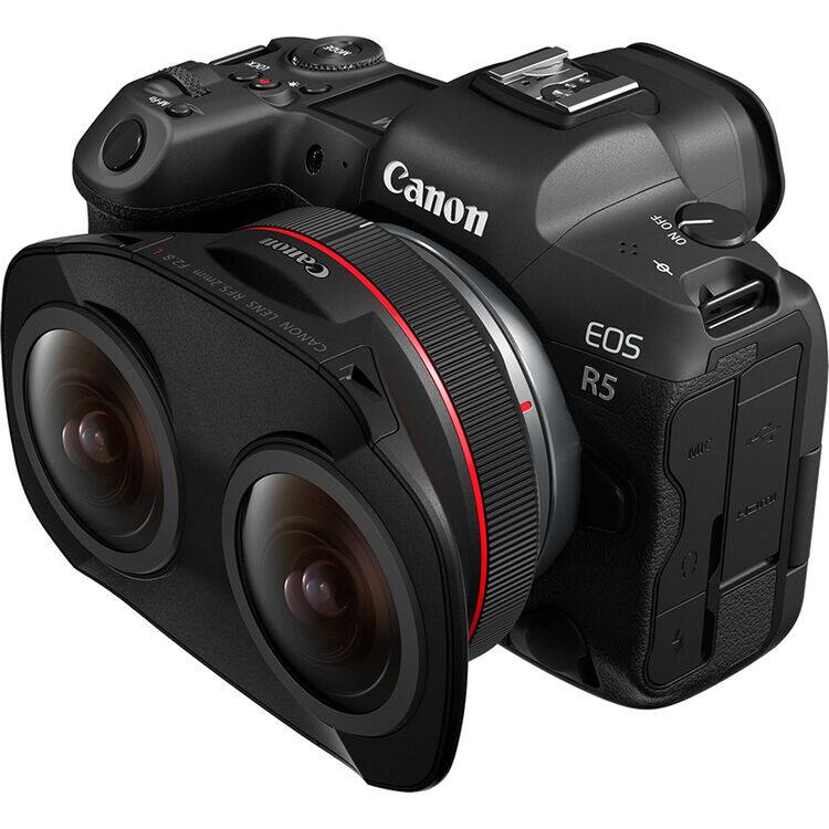 W F00K Na Canon F2.8 RF 5.2mm Canon RF 5.2mm LENS CANON OFF NO $ EOS R5 MIC