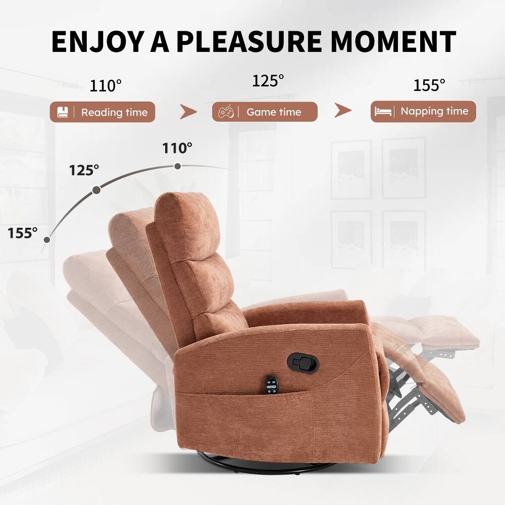 ENJOY A PLEASURE MOMENT

110°
125°
155°

Reading time
Game time
Napping time