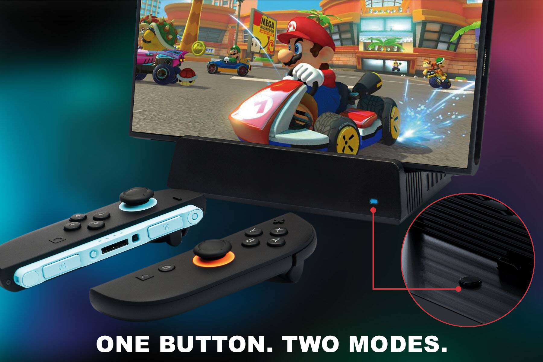 MUSHBOOR MEGA PTT 1 SL 6 + 4 SR  
ONE BUTTON. TWO MODES.