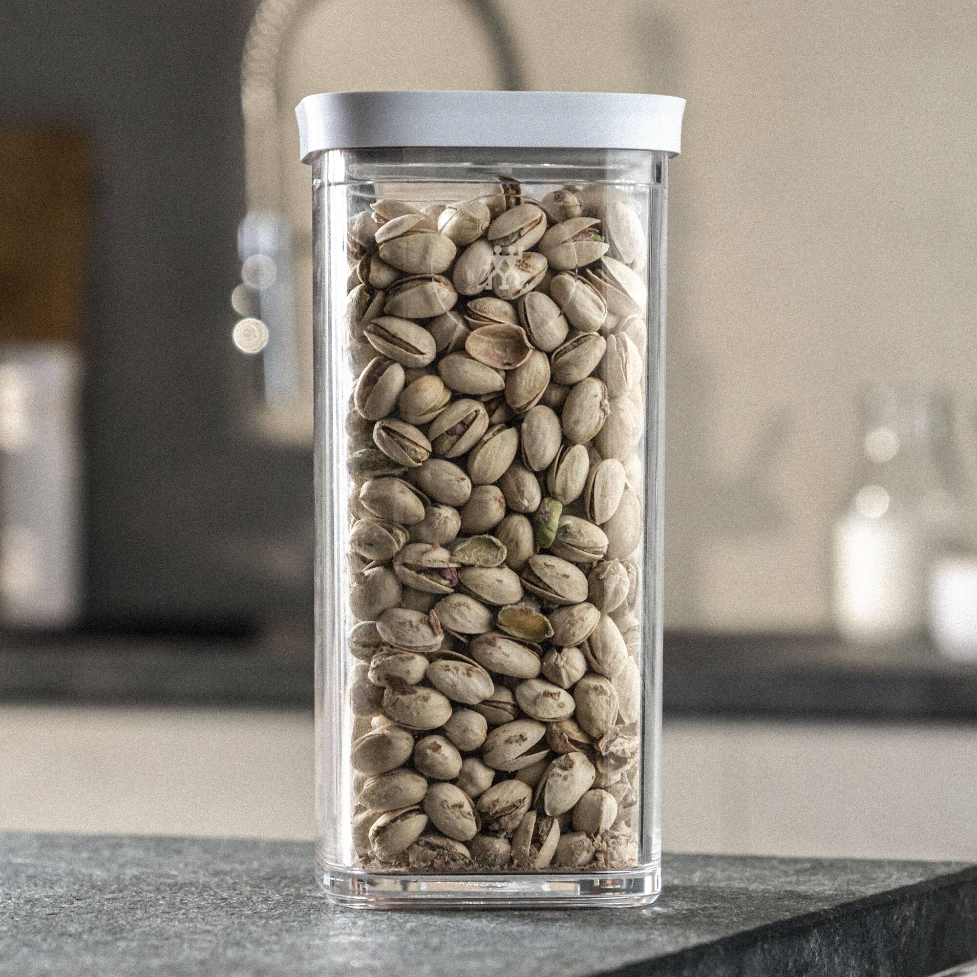 Alt View 3. ZWILLING - ZWILLING Fresh & Save Cube Boxes, Plastic, Airtight Dry Food Storage Container, Small Tall Cube, 3S Container, 1.4-qt - Clear.