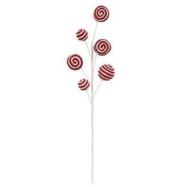 BreeBe - Peppermint Ball & Lollipop Spray - 23.5" - Red