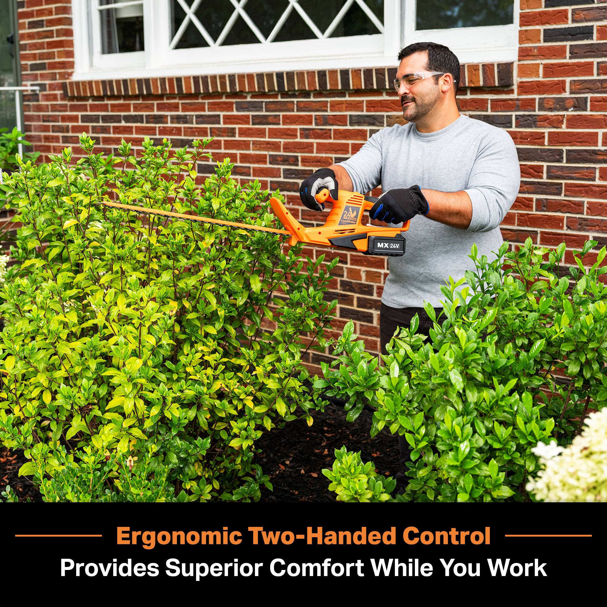 MAKES VAS ComMunica  
MX 24V  
Ergonomic Two-Handed Control Provides Superior Comfort While You Work