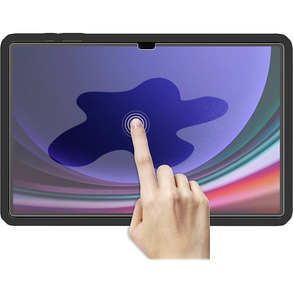Alt View 38. SaharaCase - ZeroDamage Ultra Strong Tempered Glass Screen Protector for Samsung Galaxy Tab S10 Ultra, Tab S9 Ultra, and Tab S8 Ultra - Clear.