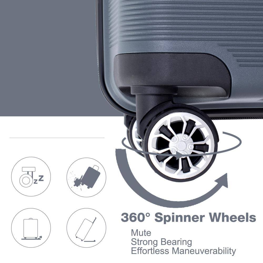 360° Spinner Wheels  
Mute  
Strong Bearing  
Effortless Maneuverability