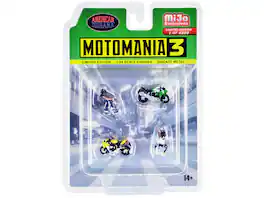 "Motomania 3" 4 piece Set (2 Figures and 2 Motorcycles) Limited Ed to 4800 pcs for 1/64 Scale Models by American Diorama