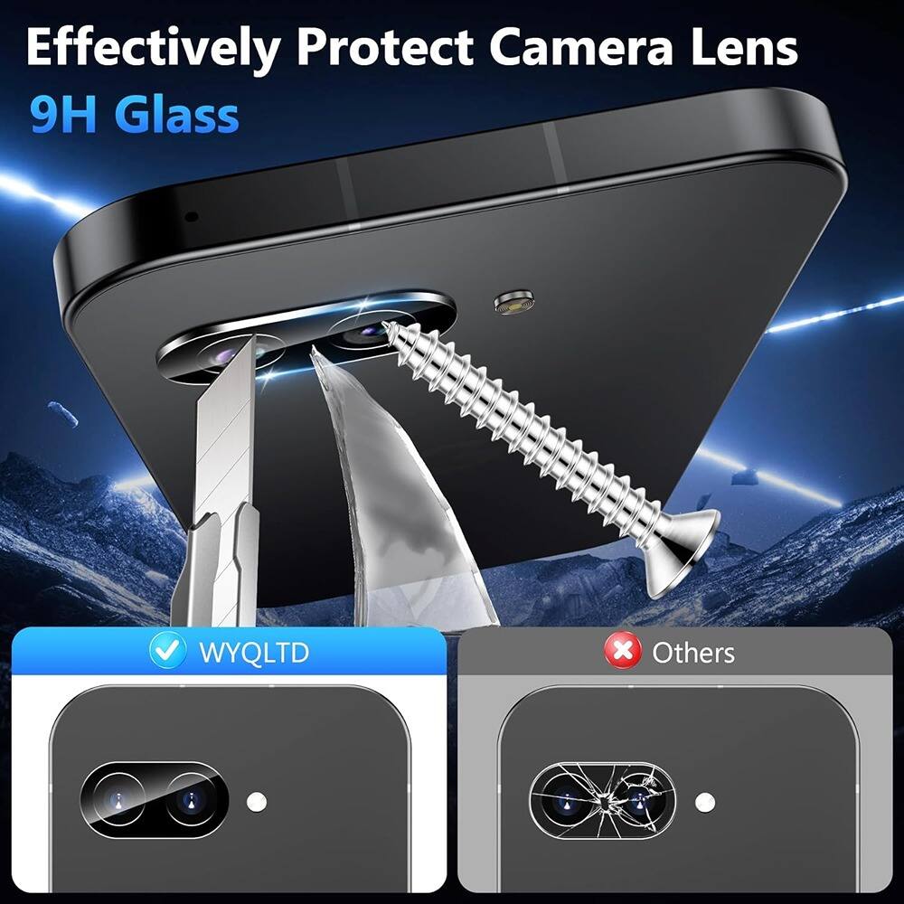 Effectively Protect Camera Lens  
9H Glass  

WYQLTD  
Others