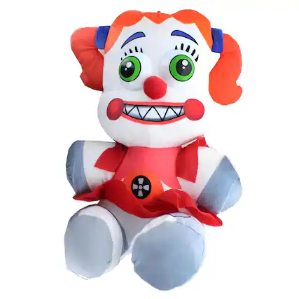 Front. Chucks Toys - Five Nights at Freddys Sister Location 18 Inch Plush | Baby - Red.
