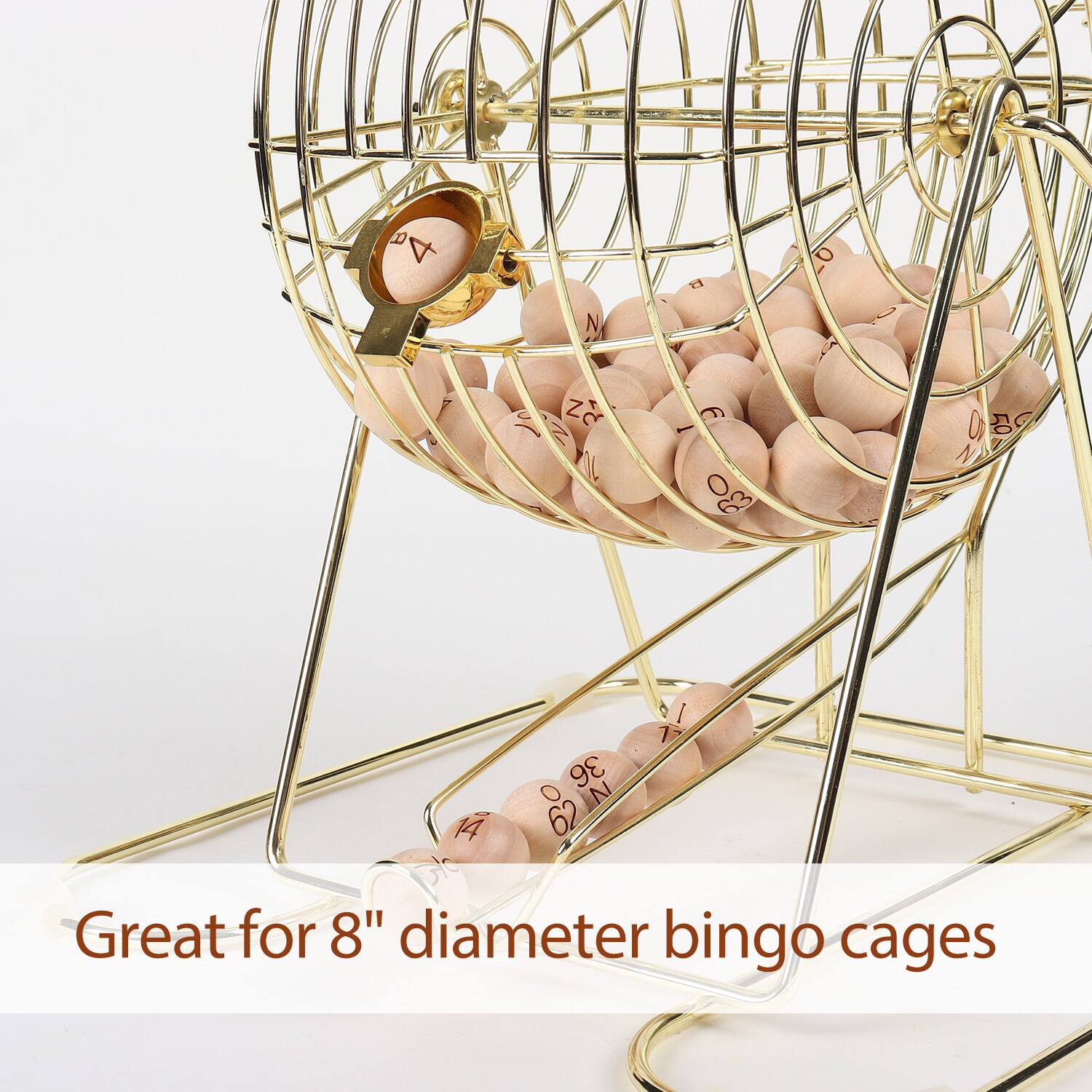 4 O N E 83 I 36 N 14 62 M Great for 8" diameter bingo cages