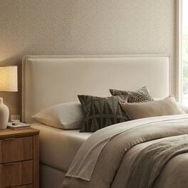 Camille Upholstered Blend Headboard by Modway - Linen