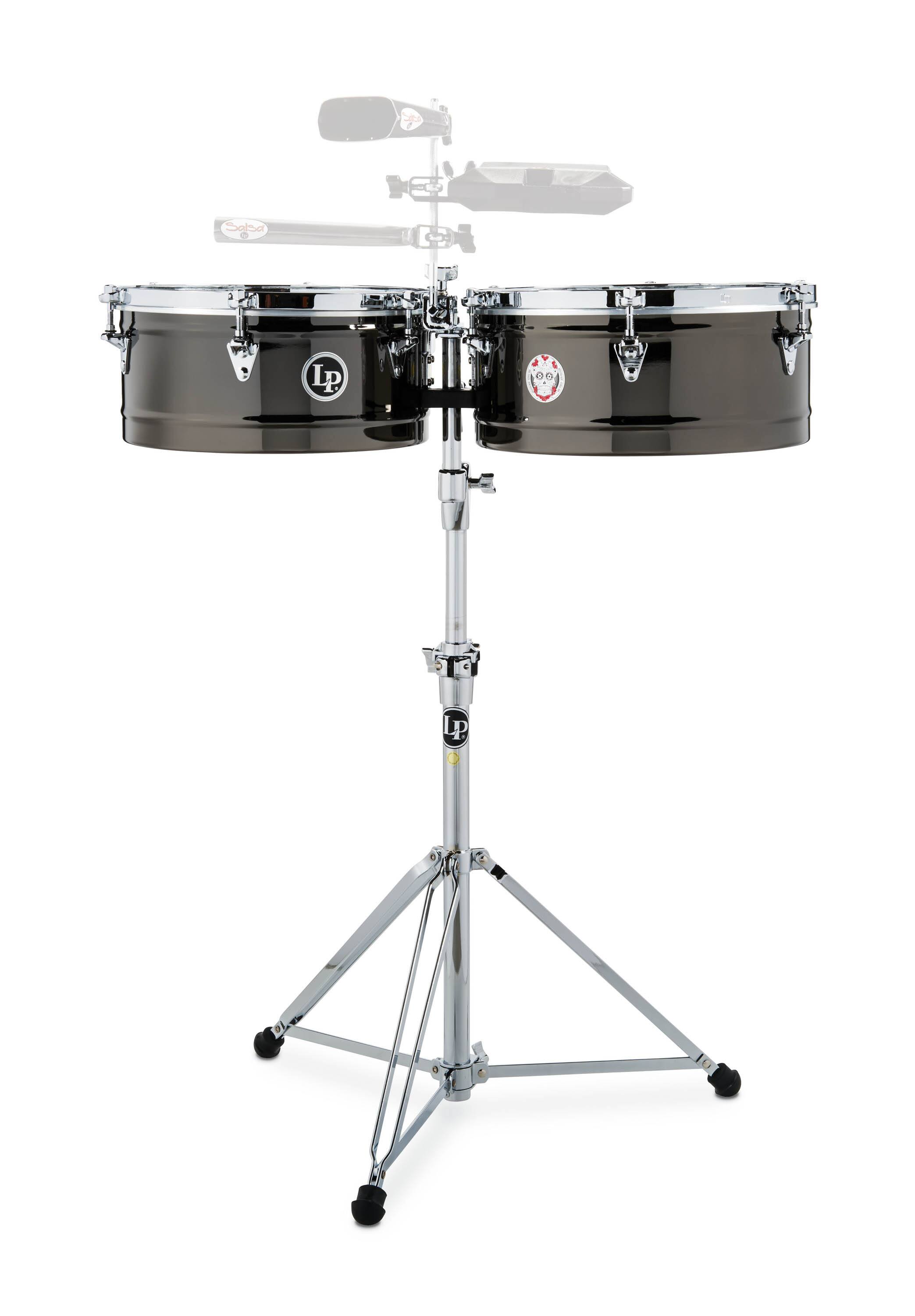 Front. Latin Percussion - Karl Perazzo 14" & 15" Timbales.