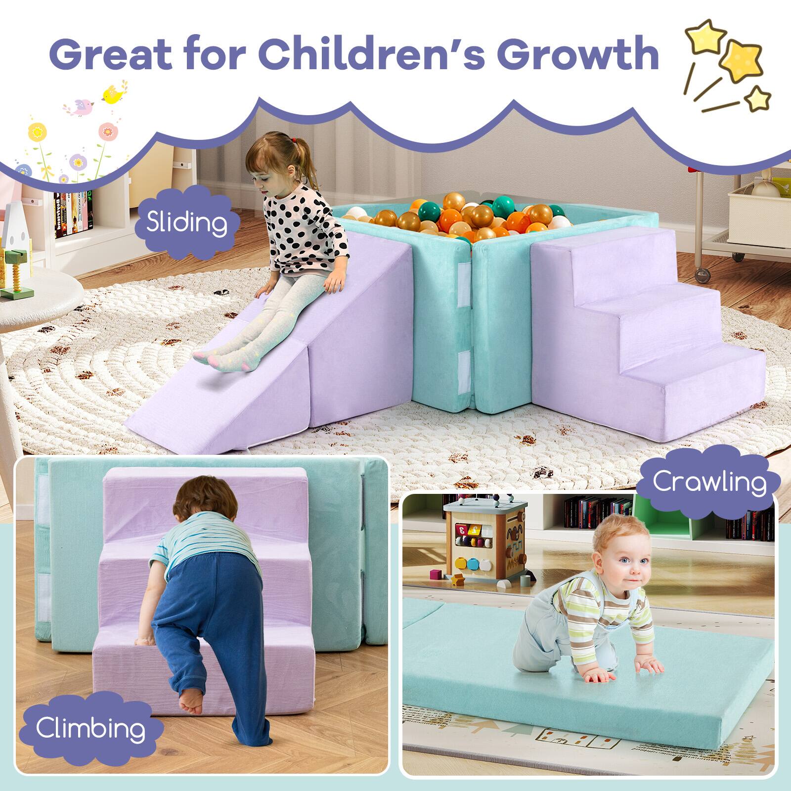 Great for Children's Growth

Sliding

Climbing

Crawling