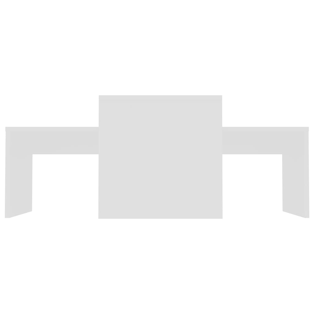 Alt View 3. Boyel Living - 18.9 x 39.4 x 15.7 in Table White Engineered Wood Medium Stackable Coffee Table - White.