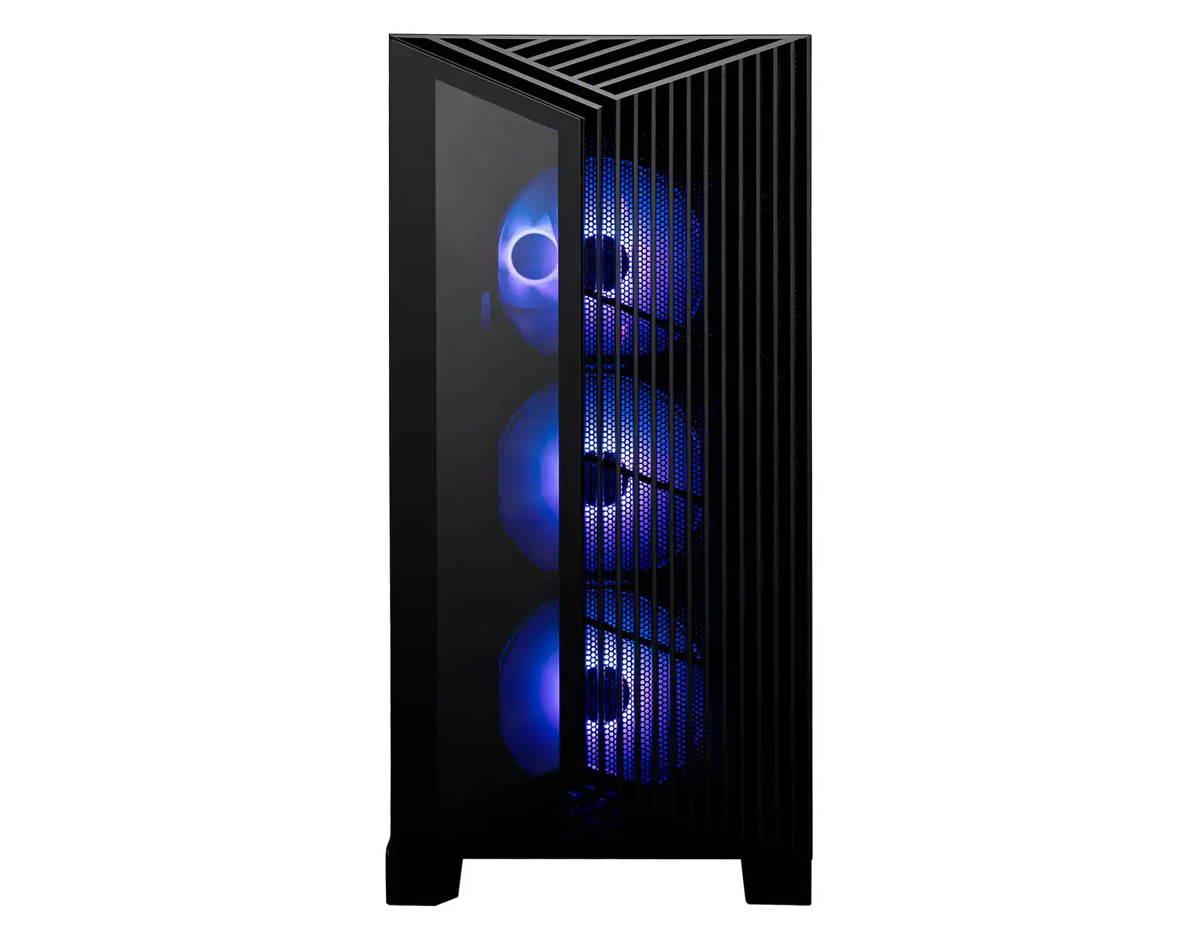 Alt View 3. MSI - MSI Aegis ZS2 Desktop PC (AMD Ryzen 9 7900X, 64GB DDR5, 2TB PCIe SSD, GeForce RTX 5060 Ti, Win 11 Pro) w/USB Hub - Black.