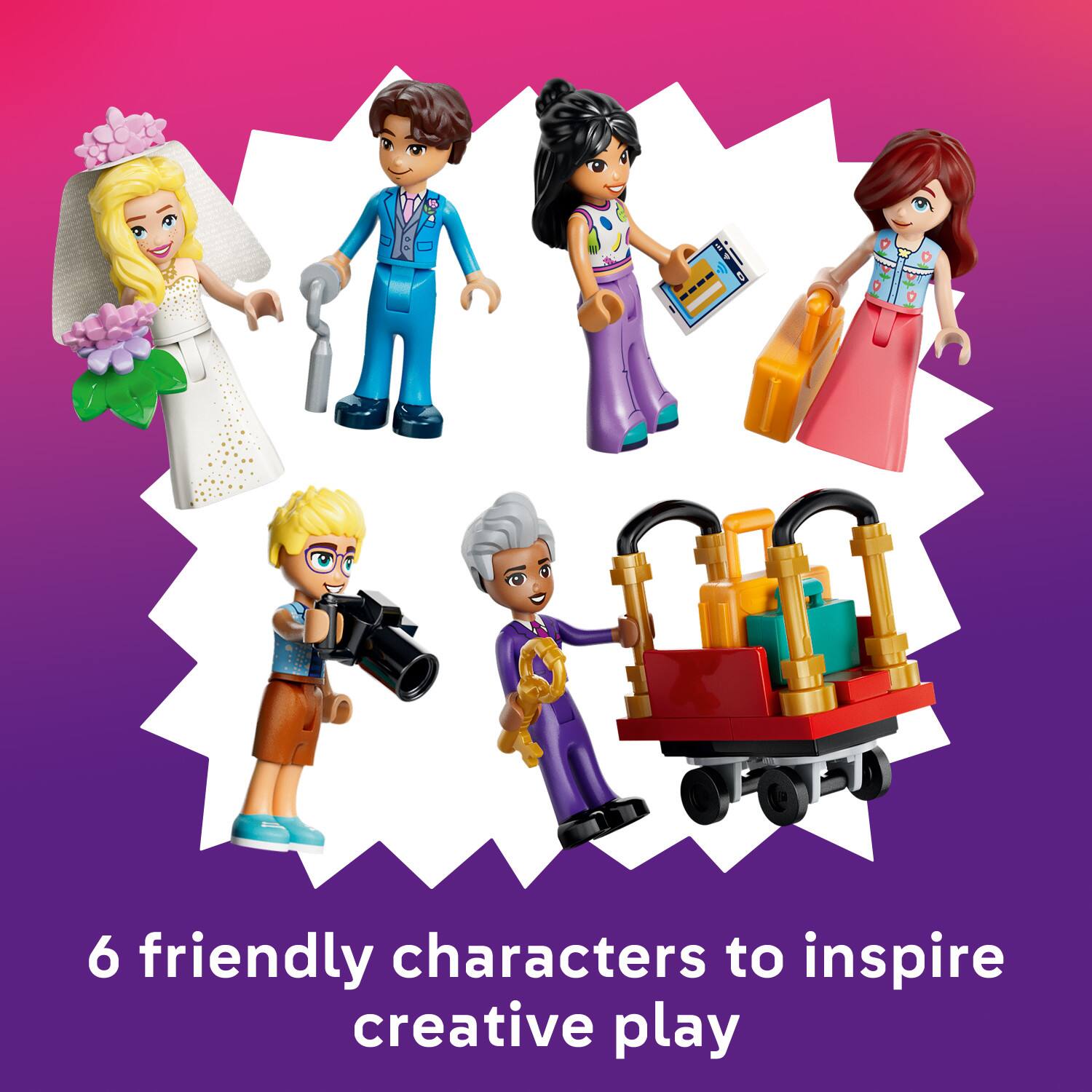 6 friendly characters to inspire creative play