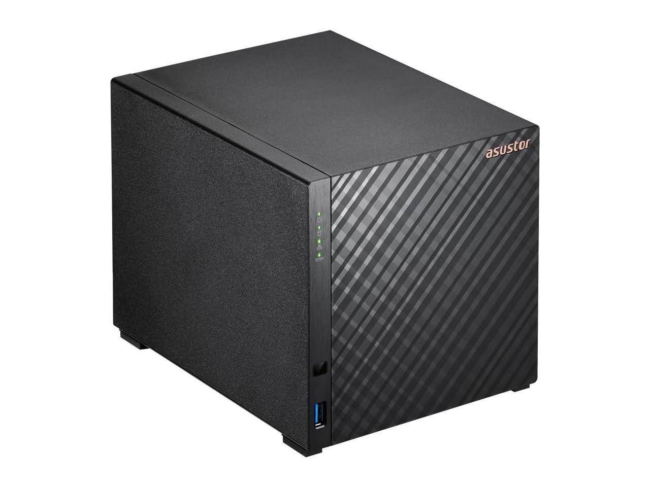 Alt View 2. Asustor - Asustor AS1204T Drivestor 4 Gen 2 - 4 Bay NAS, 1.7GHz CPU, 2.5GbE, 1GB DDR4, 3x USB 3.2, 90W (Diskless).