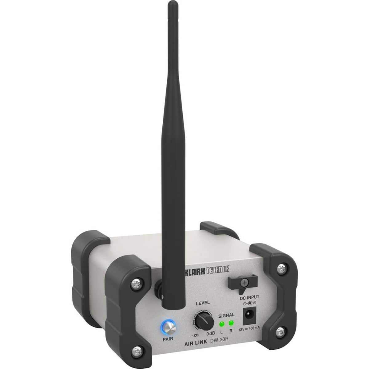 Klark Teknik - AIR LINK DW 20R 2.4 GHz Wireless Stereo Receiver for High-Performance Stereo Audio Broadcasting