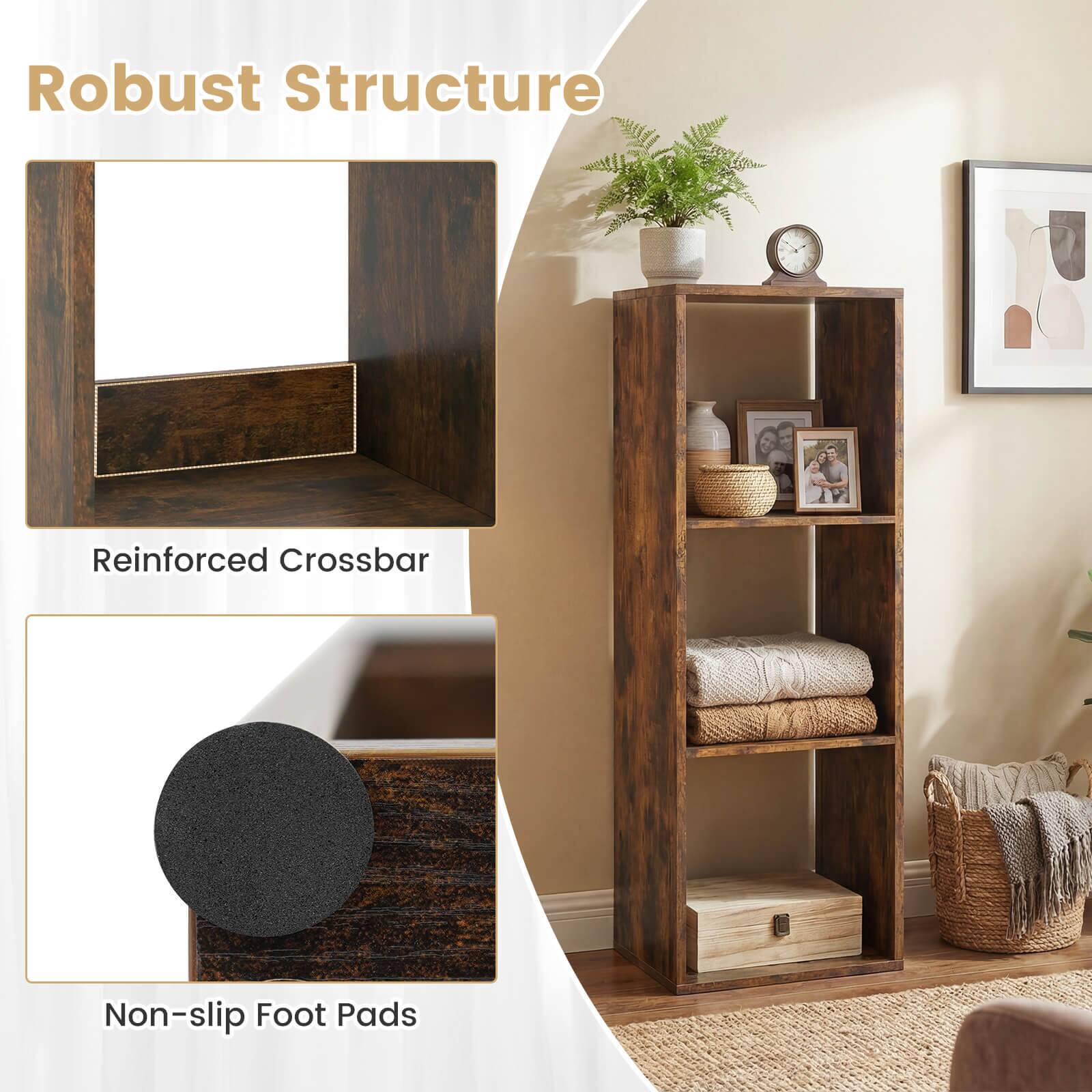 Robust Structure  
Reinforced Crossbar  
Non-slip Foot Pads