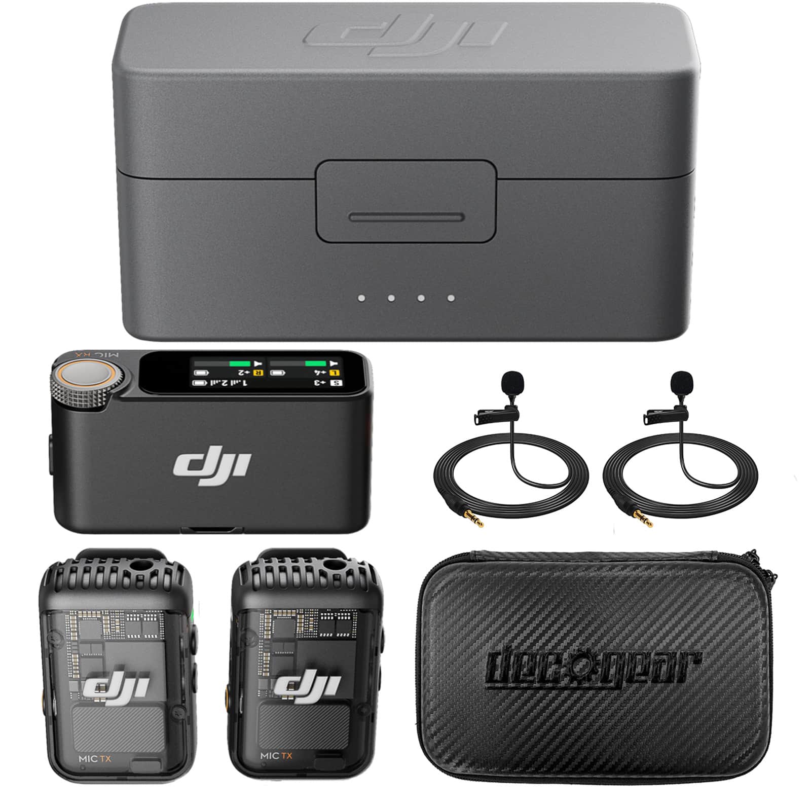 その他 DJI MIC2 DJI Mic 2 (2 TX + 1 RX + Charging Case) All in one Wireless