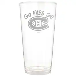 Great American Products - Montreal Canadiens Etched 16oz. Rally Cry Pint Glass - Multicolor