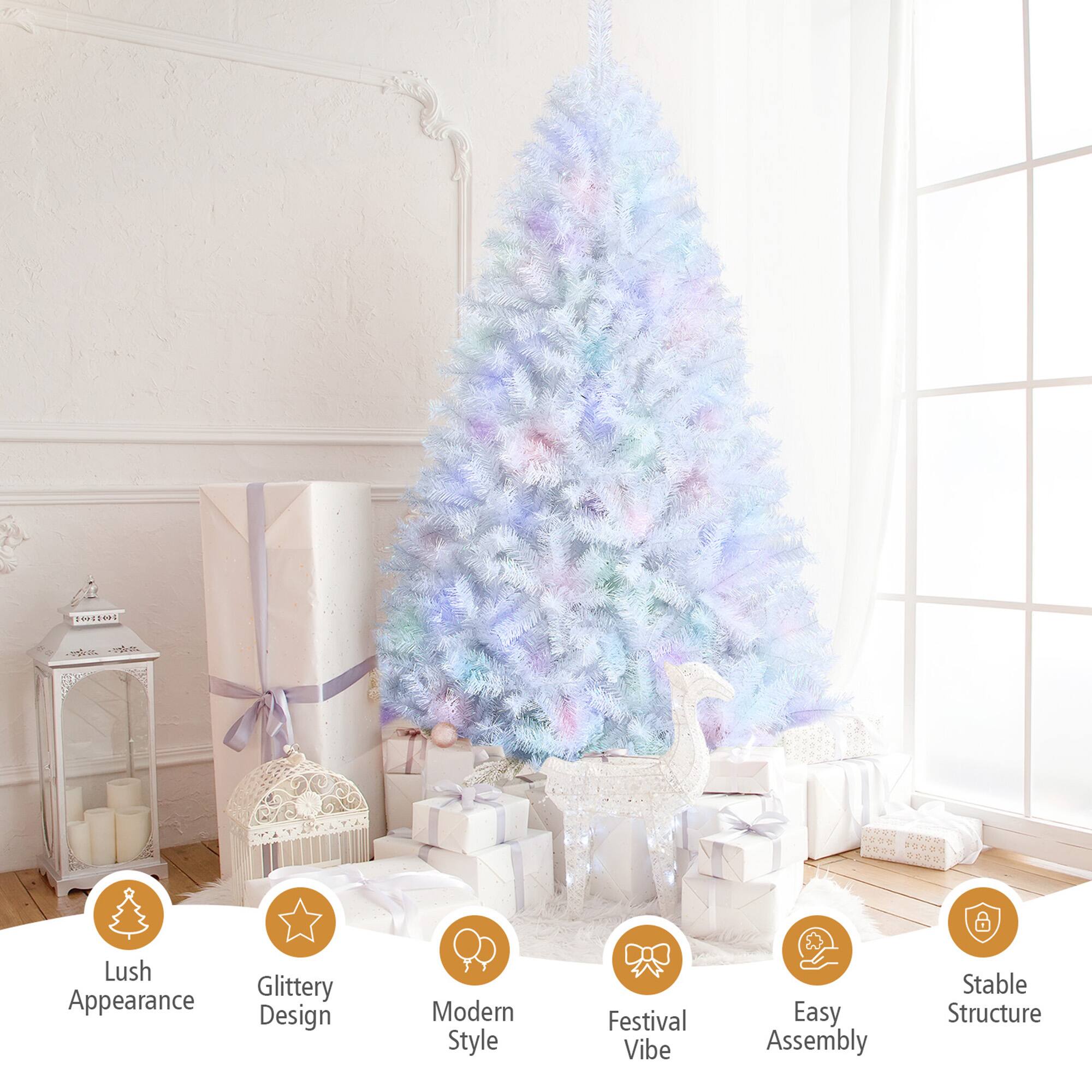 - Lush Appearance
- Glittery Design
- Modern Style
- Festival Vibe
- Easy Assembly
- Stable Structure