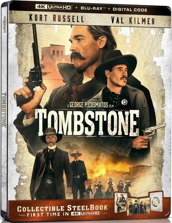 Alt View 1. Steelbook Tombstone (4K UHD + Blu-ray + Digital).