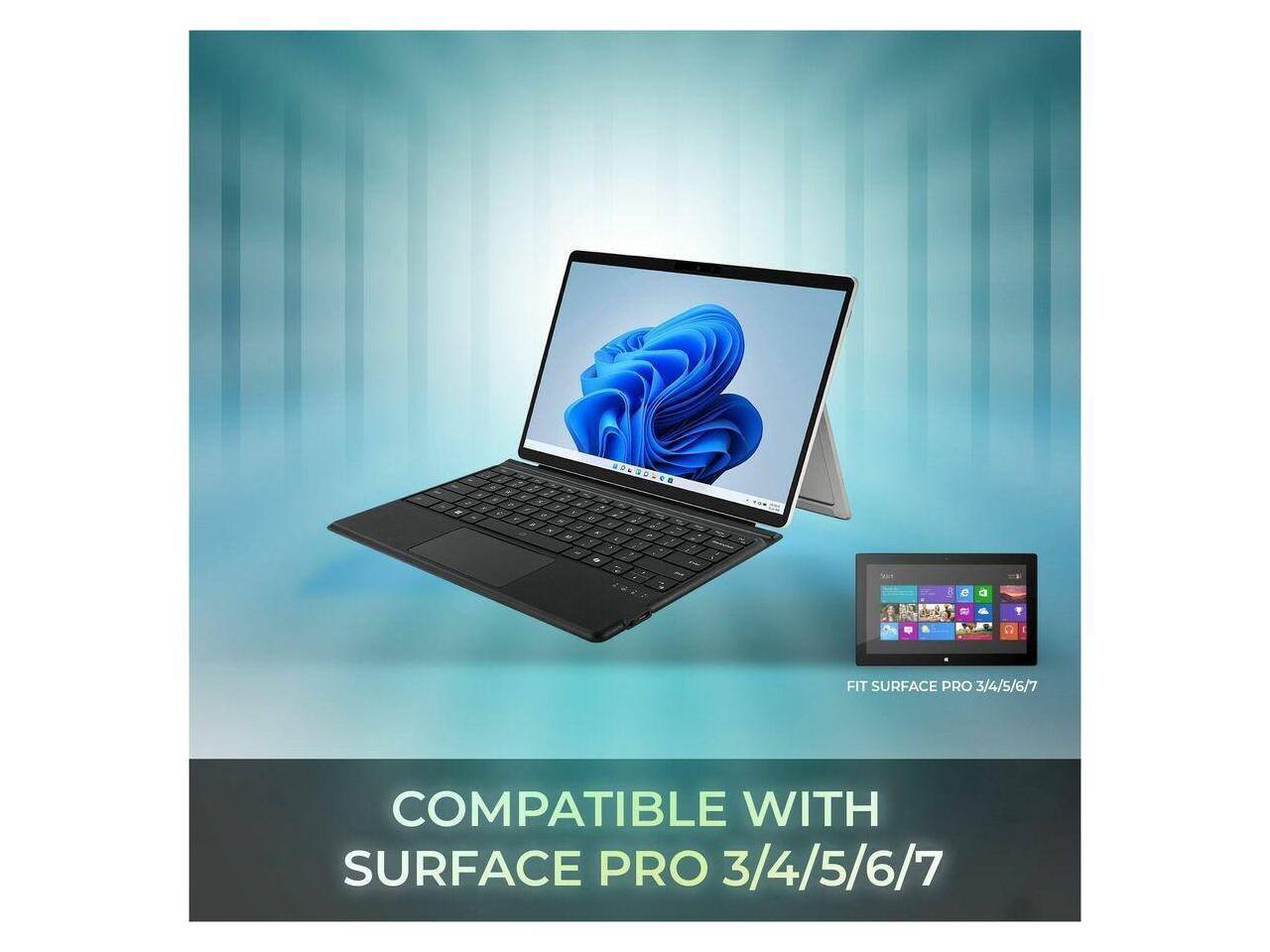 I - - - - . i - a d a FIT SURFACE PRO 3/4/5/6/7 COMPATIBLE WITH SURFACE PRO 3/4/5/6/7