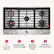 4 1 2 3 KitchenAid 1 2 3 4 5 Edge-to-Edge Premium 6,000 BTU Versatile Cast-Iron Grates Weighted Simmer Burner Burners Knobs