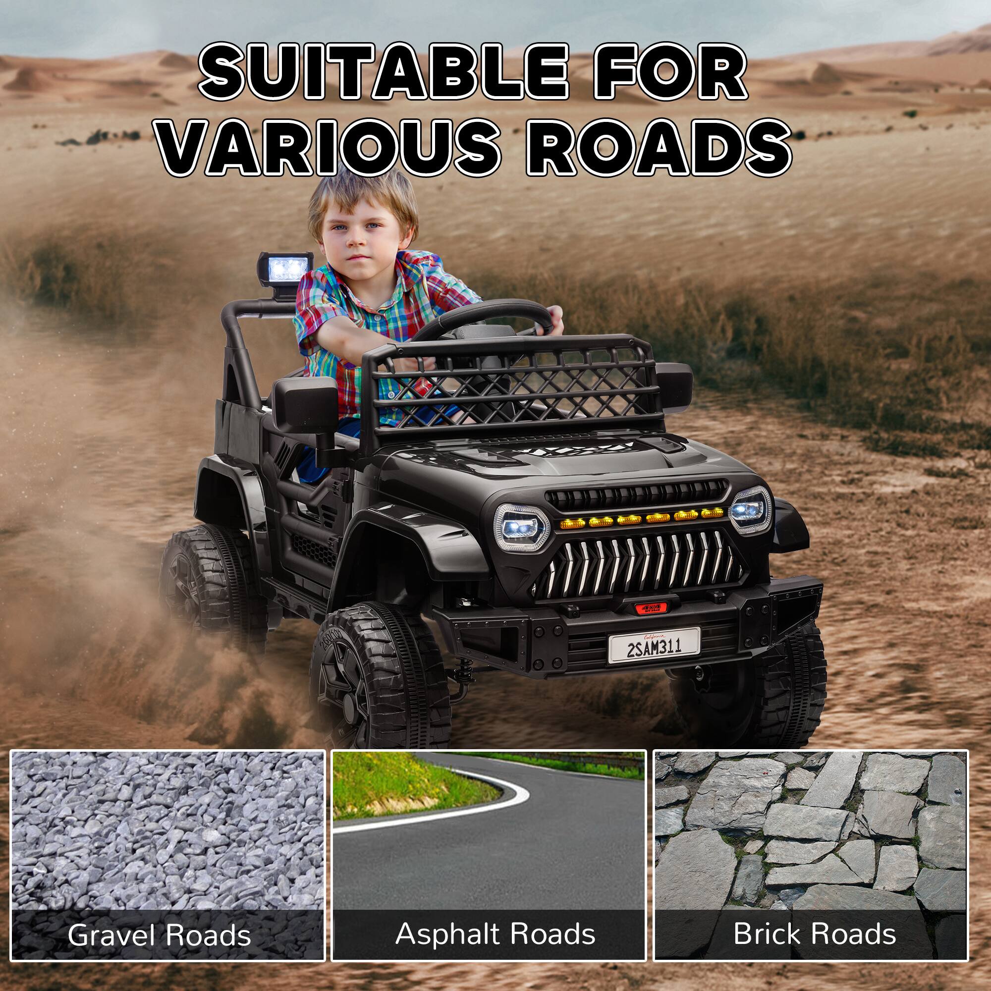 SUITABLE FOR VARIOUS ROADS

Gravel Roads
Asphalt Roads
Brick Roads
