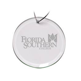 Jardine - Florida Southern Moccasins 3'' Logo Round Glass Ornament - Multicolor