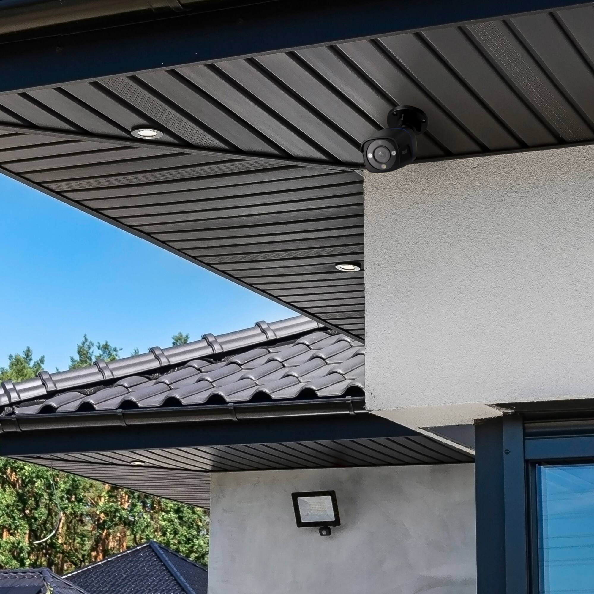 Alt View 12. Reolink - Reolink - Advantage 8-Channel, 4 - Bullet Camera Indoor/Outdoor 4K 8MP PoE 2TB NVR Security Surveillance System - Black - Black.