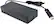 Angle. Dell - Dell D6000 Universal Laptop Dock – USB-C & USB-A, 65W Power Delivery, 3 Monitors - Black.
